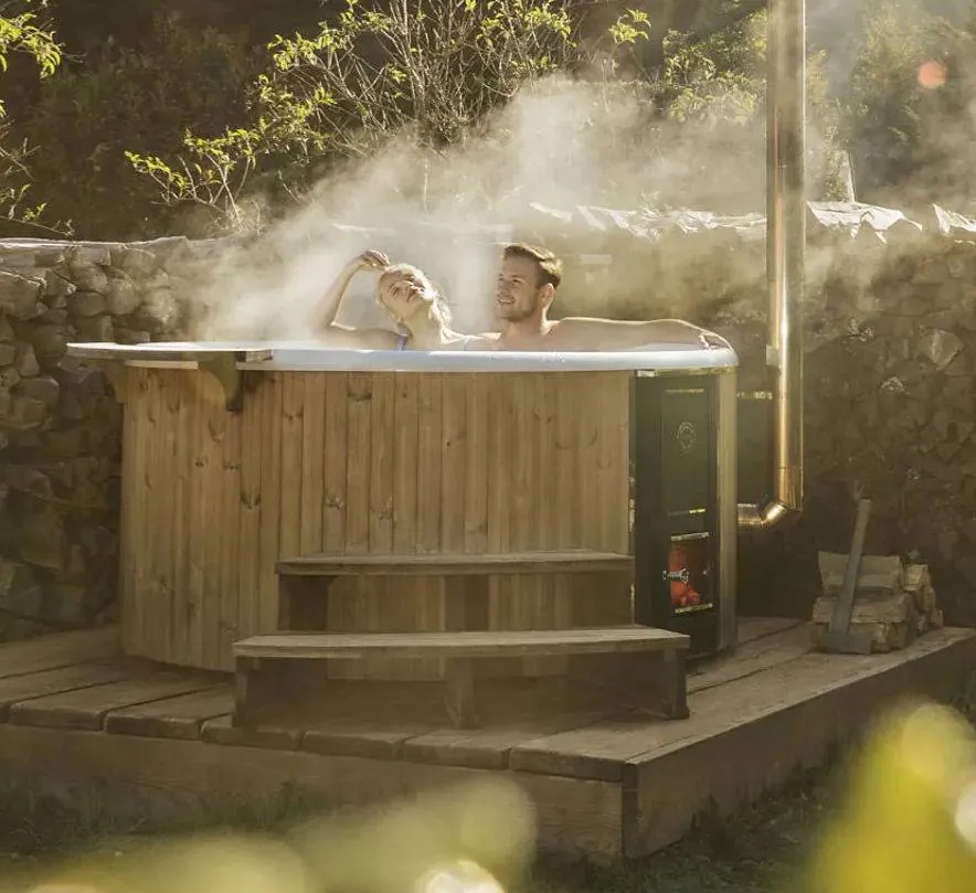 Un bain nordique en plein air, pour un moment de détente