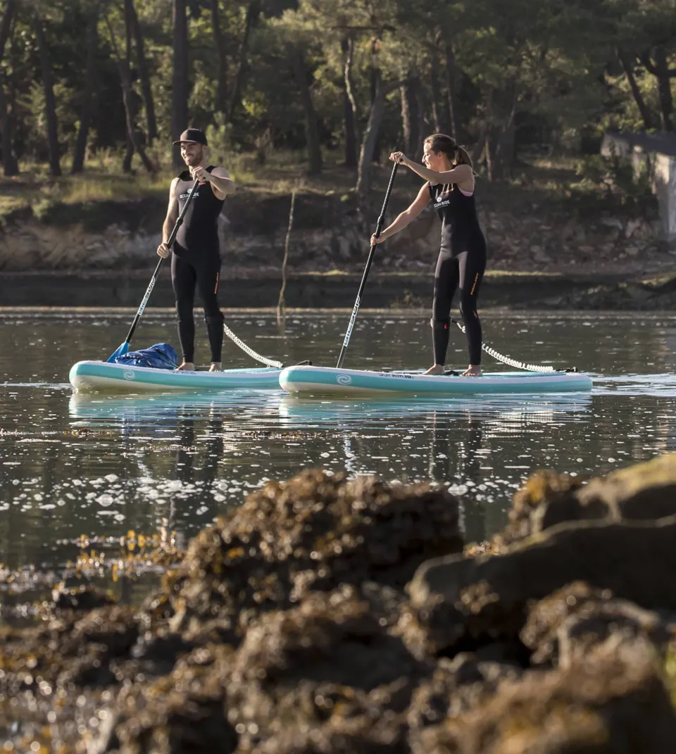 Balade en paddle sur les eaux du Golfe du Morbihan